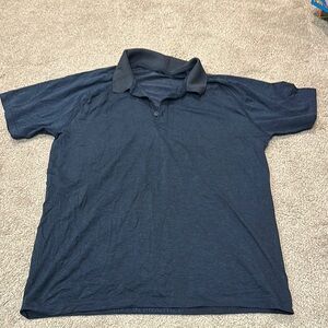 Lululemon Men's Navy Polo Shirt